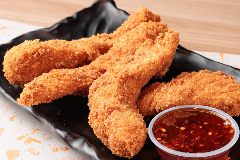 Spicy Tender Combo — 3 tenders with fries and drink